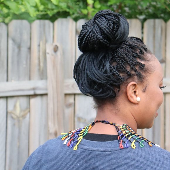 Qurux Beaded Collar Necklace - Picture 2 of 11